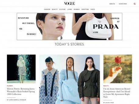 Wordpress知名網站-vogue Wordpress知名網站-vogue